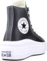 Converse CHUCK TAYLOR ALL STAR MOVE PLATFORM FOUNDATIONAL LEATHER Zwart - Thumbnail 4