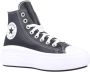 Converse CHUCK TAYLOR ALL STAR MOVE PLATFORM FOUNDATIONAL LEATHER Zwart - Thumbnail 5