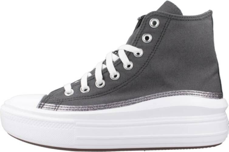 Converse Stijlvolle Hoge Top Sneakers Gray Dames