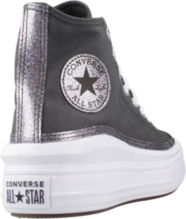 Converse Stijlvolle Hoge Top Sneakers Gray Dames
