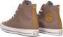Converse Taupe Herringbone High Top Sneakers Beige Dames - Thumbnail 8