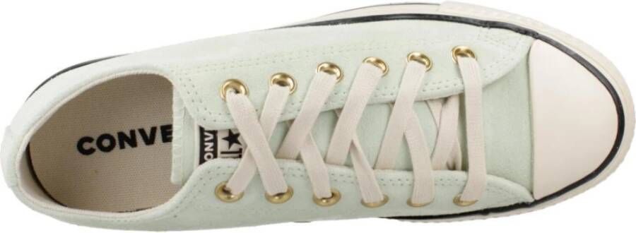 Converse Verhoogde Canvas Sneakers Green Dames