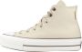 Converse Chuck Taylor All Star Lift Hi Sneakers Leren Sneaker Dames Beige - Thumbnail 6