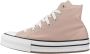 Converse Verhoogde Stoffige High-Top Sneakers Pink Dames - Thumbnail 6
