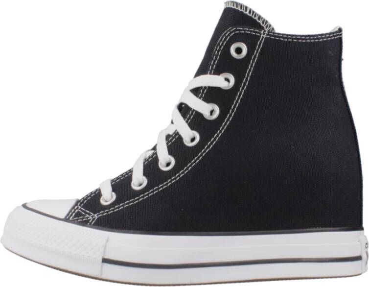 Converse Wig Hoge Top Sneakers Black Dames