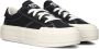 Converse Zwarte Canvas Lage Sneakers Black Dames - Thumbnail 2