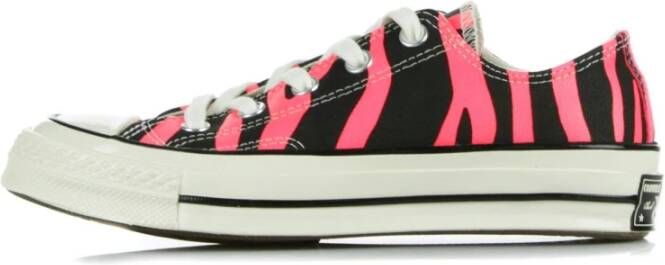 Converse Zwarte Lage Sneakers Racer Pink Multicolor Heren