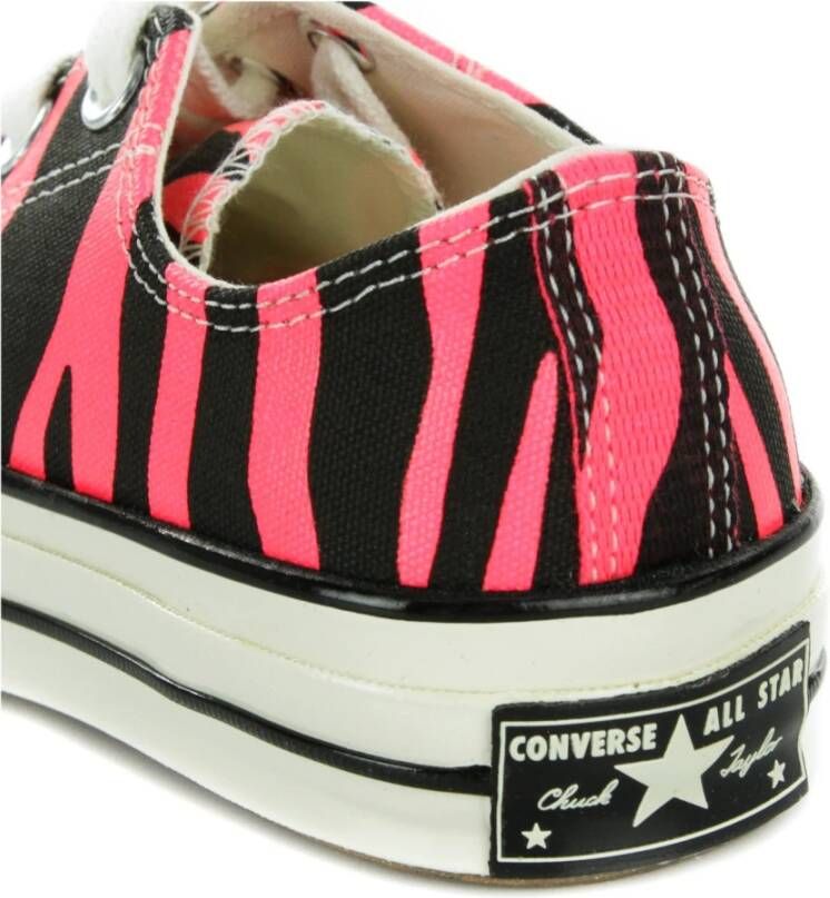 Converse Zwarte Lage Sneakers Racer Pink Multicolor Heren