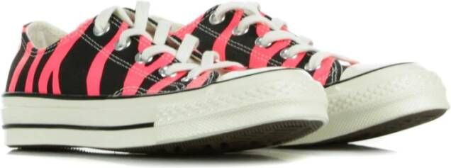 Converse Zwarte Lage Sneakers Racer Pink Multicolor Heren
