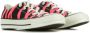 Converse Zwarte Lage Sneakers Racer Pink Multicolor Heren - Thumbnail 5