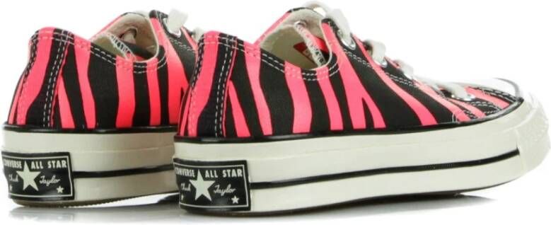 Converse Zwarte Lage Sneakers Racer Pink Multicolor Heren