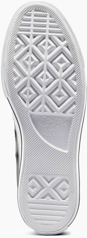 Converse Zwarte Leren Chuck Tylor Platform Sneakers Zwart Dames