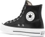 Converse Zwarte Leren Sneakers Black Heren - Thumbnail 2