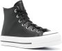 Converse Zwarte Leren Sneakers Black Heren - Thumbnail 4