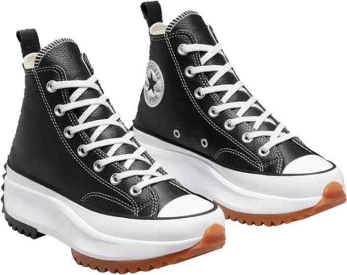 Converse Zwarte Run Star Hike Hi Sneakers Black Dames