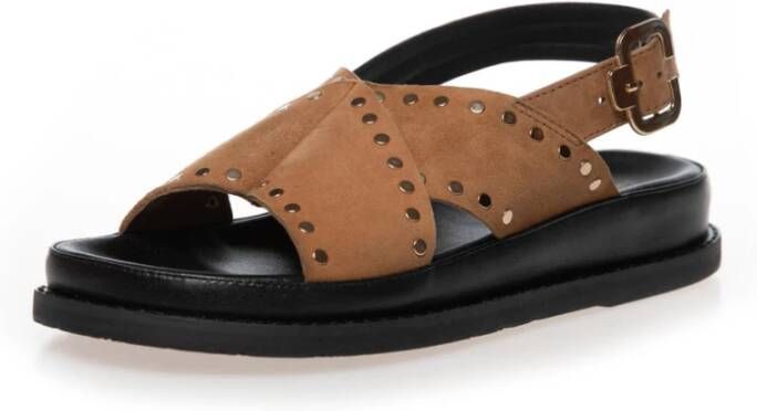 Copenhagen Shoes Flat Sandals Brown Dames