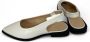 Copenhagen Shoes Witte Ballerina's Elegante Leren Schoenen White Dames - Thumbnail 2