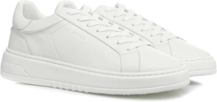 Copenhagen Shoes Logo Sneakers Ronde Model Effen Veters White Heren