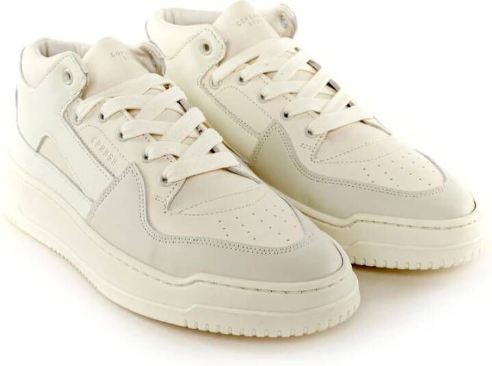 Copenhagen Shoes Retro leren mid-top sneaker White Dames