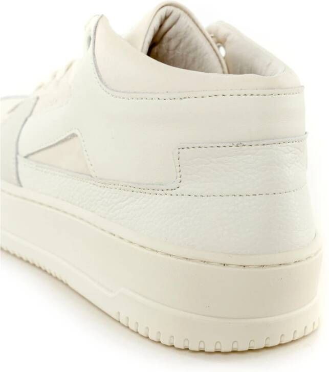 Copenhagen Shoes Retro leren mid-top sneaker White Dames