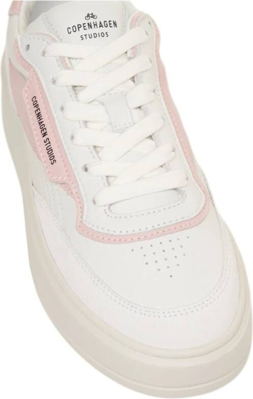 Copenhagen Shoes Roze Sneakers voor Vrouwen White Dames