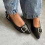 Copenhagen Shoes Slingback Ballerina`s met Decoratieve Gesp - Thumbnail 2