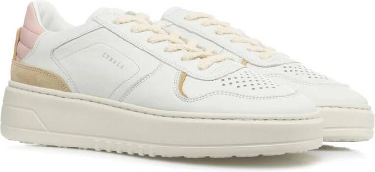 Copenhagen Shoes Sneakers met contrasterende hiel White Dames