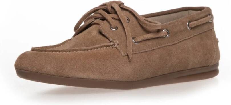 Copenhagen Shoes Suède Sailor Schoenen in Biscuit & Light Beige