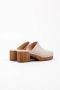 Copenhagen Shoes Veloursuede Offwhite Klompen Gray Dames - Thumbnail 3