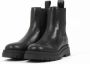 Copenhagen Studios Zwarte Leren Chelsea Laarzen Chunky Simplicity Black Dames - Thumbnail 3