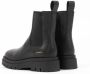 Copenhagen Studios Zwarte Leren Chelsea Laarzen Chunky Simplicity Black Dames - Thumbnail 4