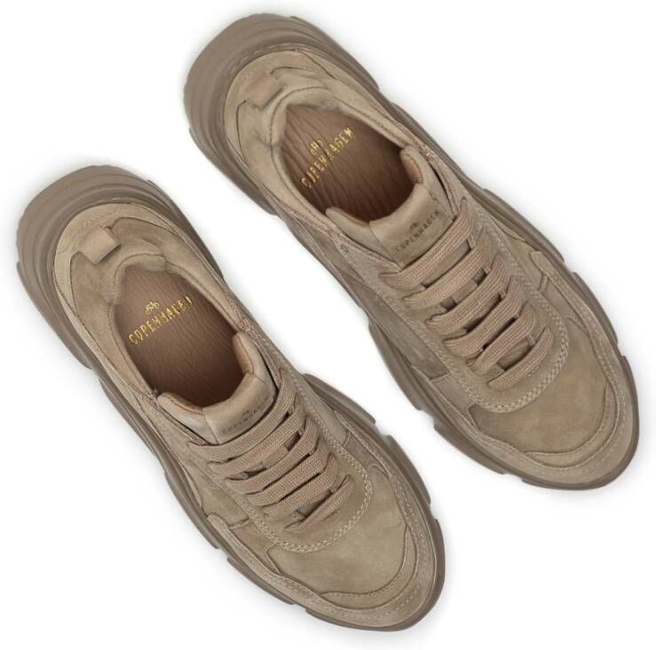 Copenhagen Shoes Vrouwenschoenen Sneakers Cophag Cph40 Nabuc Stone Beige Dames