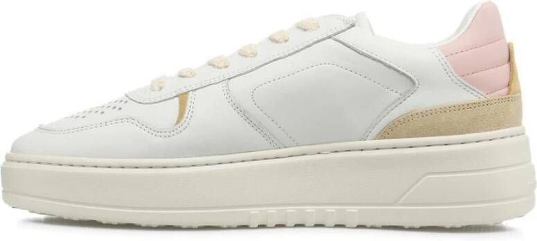 Copenhagen Shoes Witte Leren Sneakers voor Vrouwen White Dames