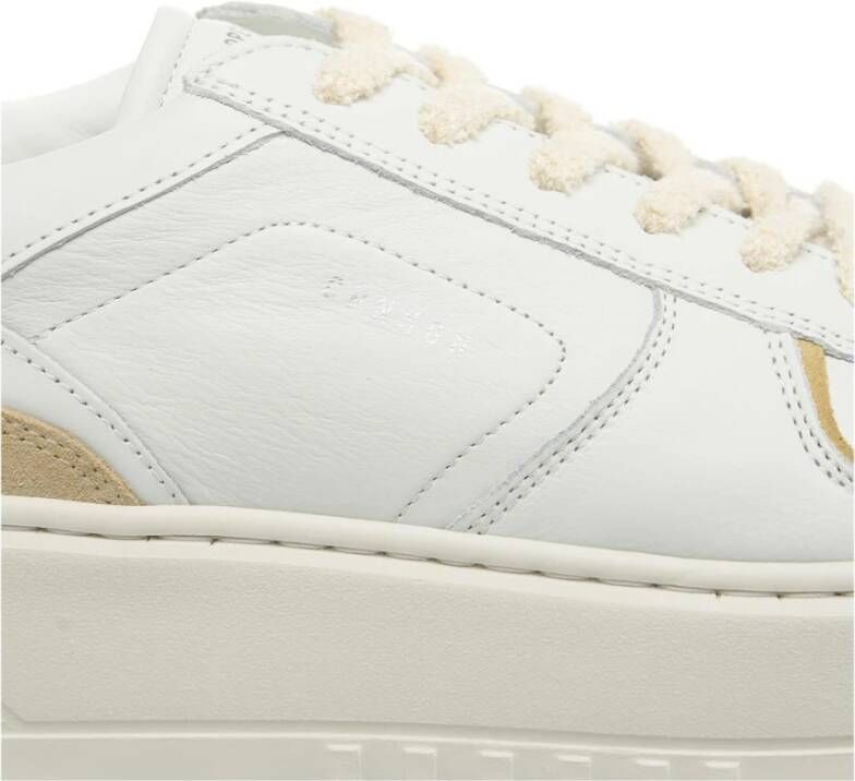 Copenhagen Shoes Witte Leren Sneakers voor Vrouwen White Dames
