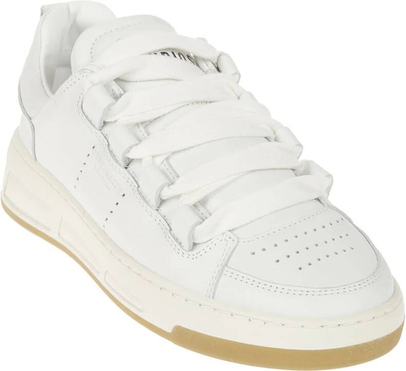 Copenhagen Shoes Zachte kalfsleren sneakers met logodetail White Dames