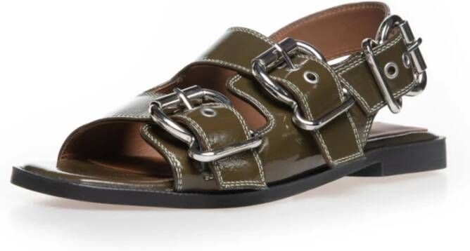 Copenhagen Shoes Zilveren Gesp Sandalen