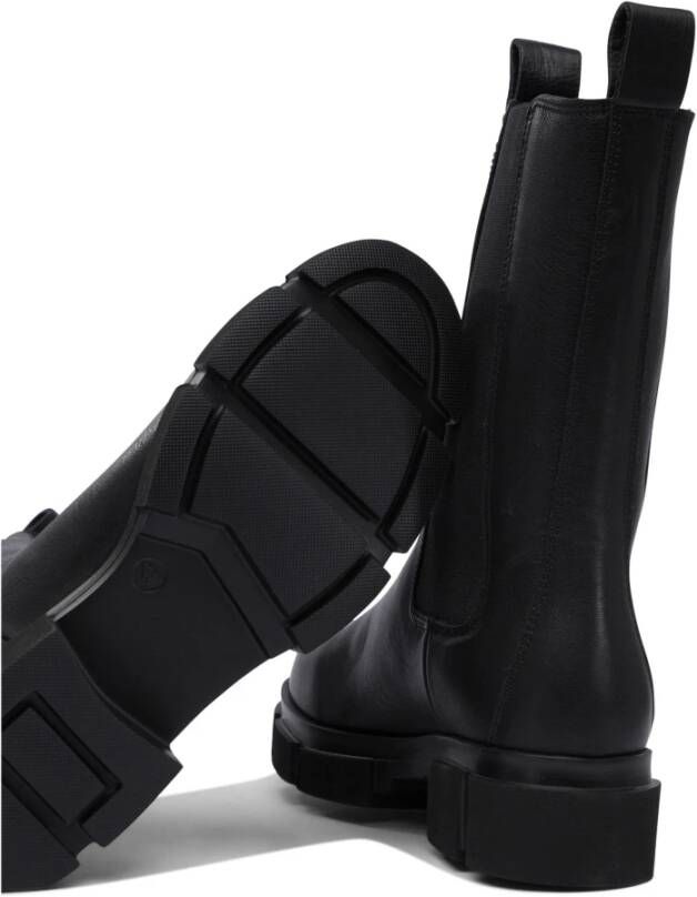 Copenhagen Shoes Zwarte Leren Enkellaarzen Stijlvolle Look