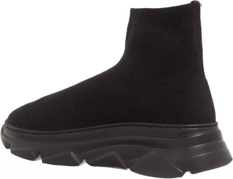Copenhagen Shoes Zwarte Nylon Slip-On Sneakers