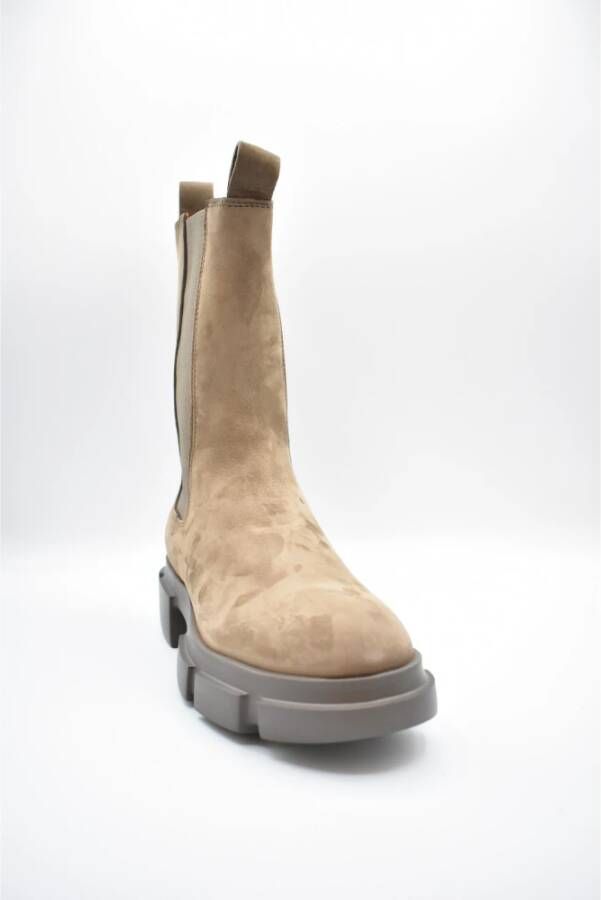 Copenhagen Studios Bruine Chelsea Boots met Veters