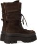 Copenhagen Studios Bruine Nubuck Leren Chunky Laars - Thumbnail 2