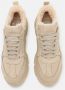 Copenhagen Shoes Nabuc Teddy Dames Plateau-Sneaker met Echt Bontvoering Beige Dames - Thumbnail 9