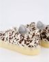 Copenhagen Studios dames sneaker Rivox koeienhuid beige bruin - Thumbnail 5