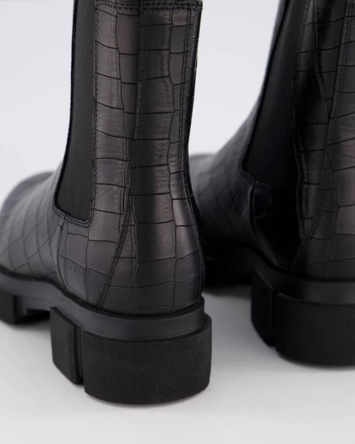 Copenhagen Studios Croco Black Stijlvolle Damesschoenen