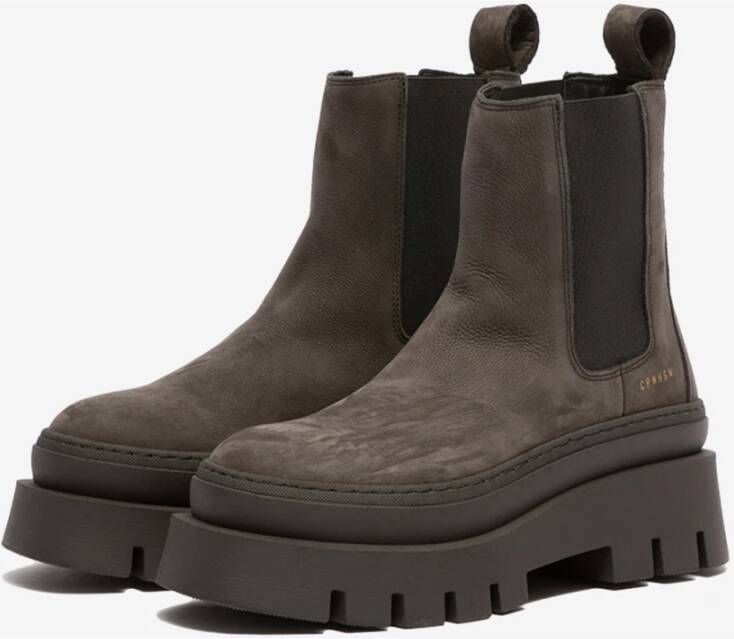 Copenhagen Studios Chelsea Ankle Boots Brown Dames