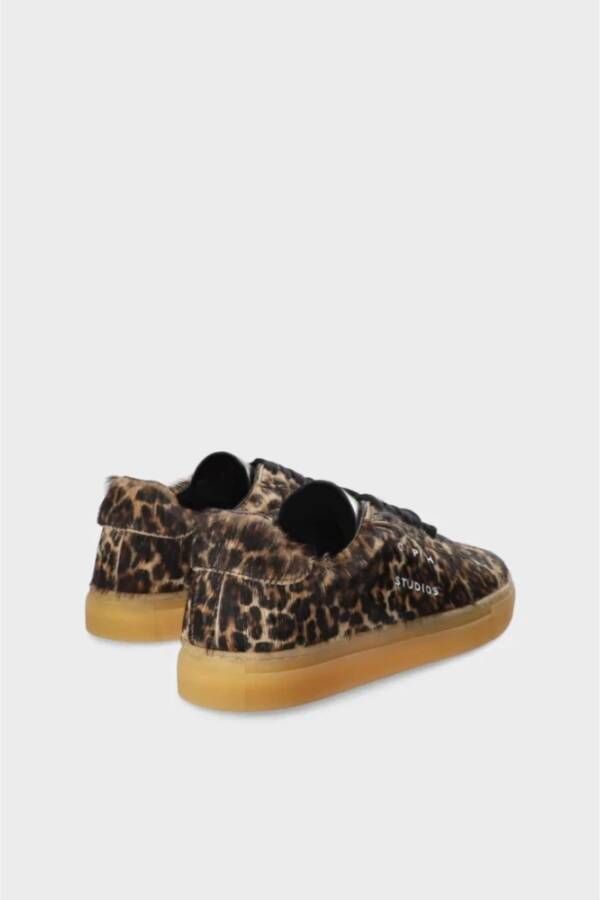 Copenhagen Studios Leo Zacht Leren Sneakers