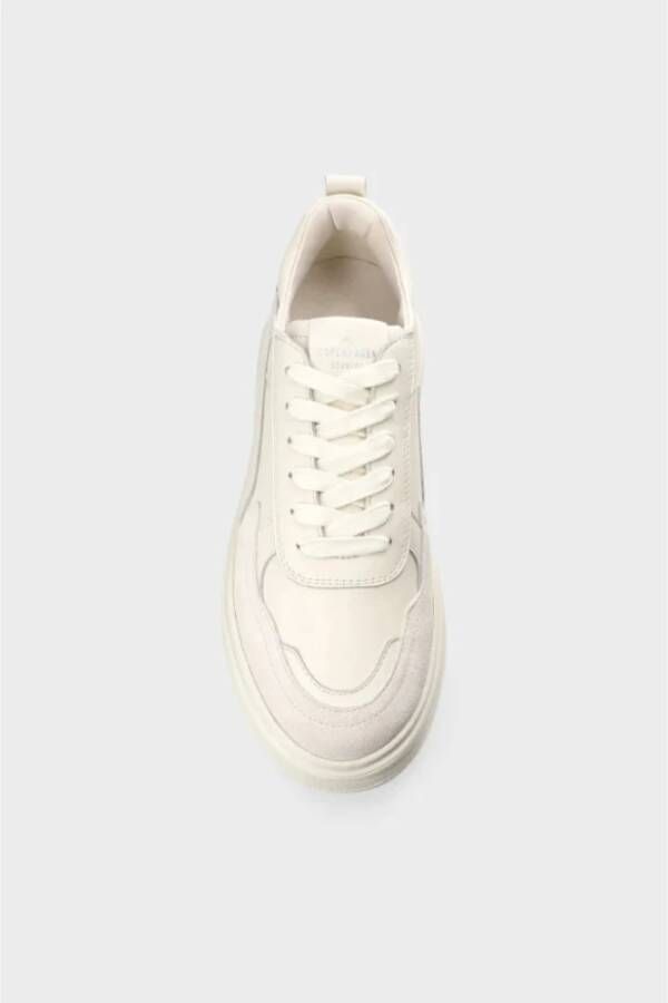 Copenhagen Studios Leren Mix Sneakers Beige Dames