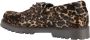Copenhagen Studios Luipaardpatroon Harige Leren Loafers - Thumbnail 2
