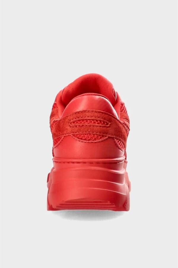 Copenhagen Studios Rode leren sneakers