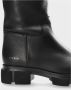 Copenhagen Studios Zwarte Kniehoge Leren Laarzen Black Dames - Thumbnail 6