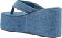 Coperni Denim Sleehak Sandaal Blue Dames - Thumbnail 3